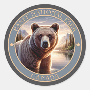 Banff National Park Canada Classic Round Sticker