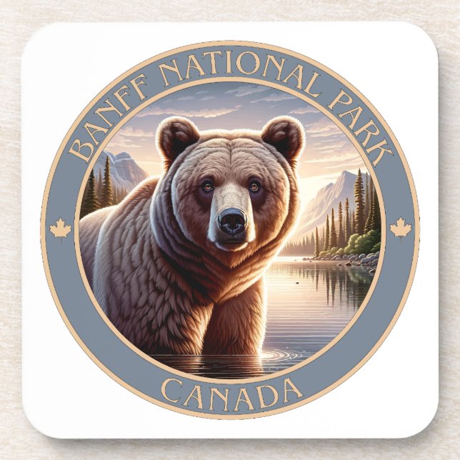 Banff National Park Canada Coaster (Front)