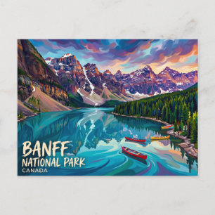 Banff National Park Canada Postcard