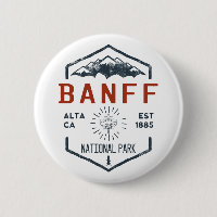Banff National Park Canada Vintage Distressed
