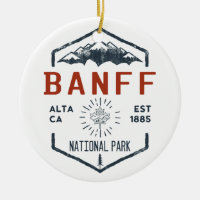 Banff National Park Canada Vintage Distressed 