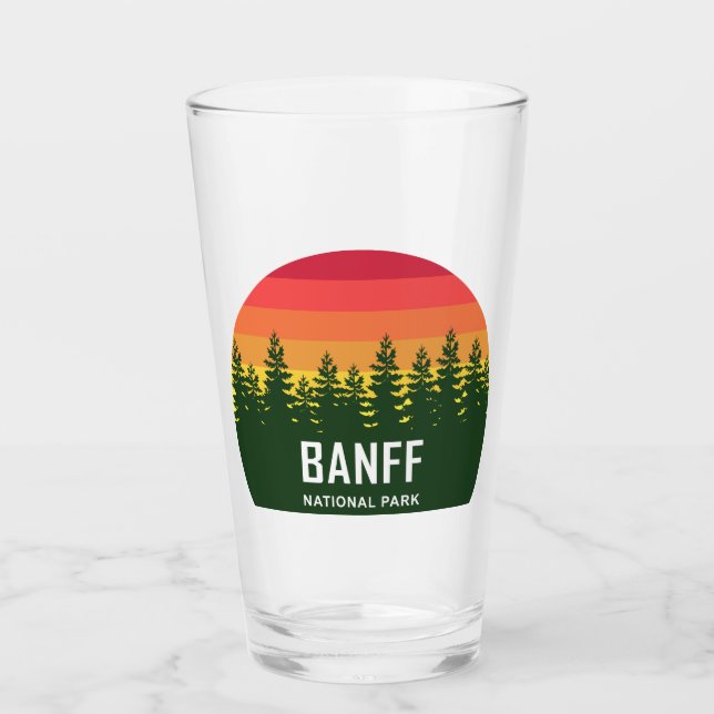 Banff National Park Glass (Front)