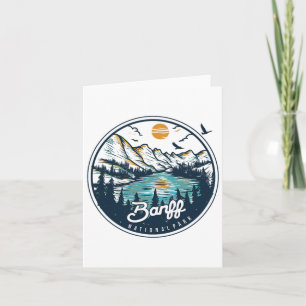 Banff National Park Hiking Souvenir Gift-able  Card