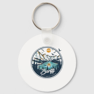 Banff National Park Hiking Souvenir Gift-able Key Ring