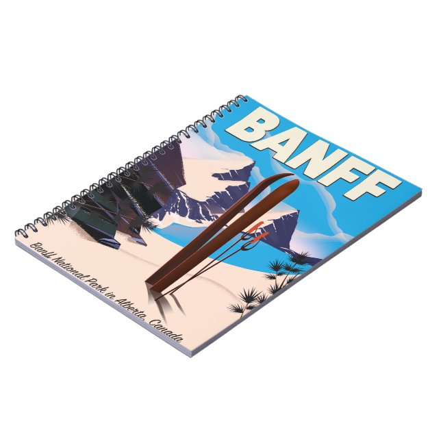 Banff National Park in Alberta, Canada. Notebook (Left Side)