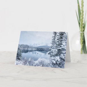 Banff National Park in Winter Card