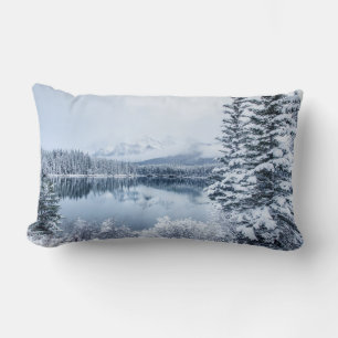 Banff National Park in Winter Lumbar Cushion