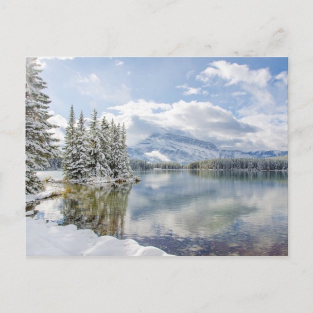 Banff National Park in winter Postcard (Front)