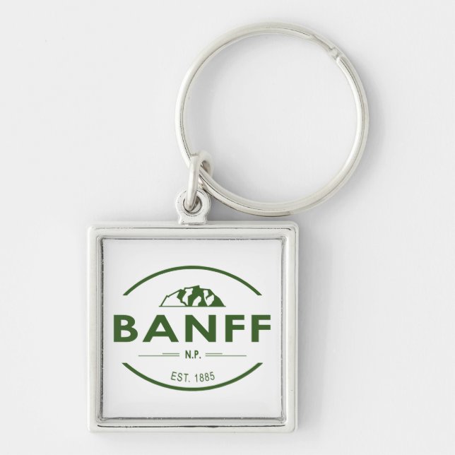 Banff National Park Key Ring (Front)