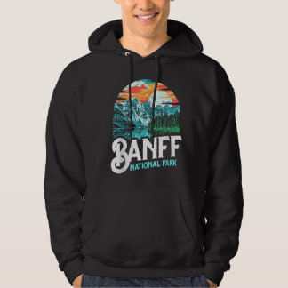 Banff National Park Lake Louise Canada Vintage Gra Hoodie