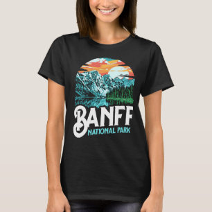 Banff National Park Lake Louise Canada Vintage Gra T-Shirt
