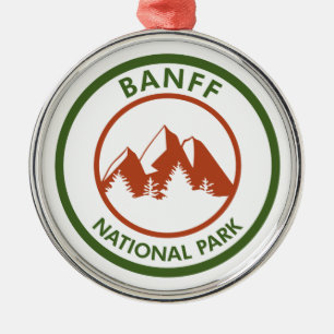 Banff National Park Metal Ornament