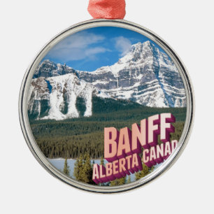 Banff national park metal tree decoration