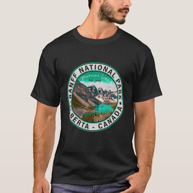 Banff National Park Moraine Lake Alberta Canada T-Shirt (Front)