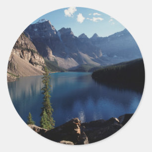 Banff National Park Moraine Lake Classic Round Sticker