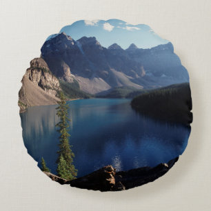 Banff National Park Moraine Lake Round Cushion