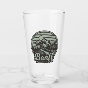 Banff National Park Mountain Trail Glass