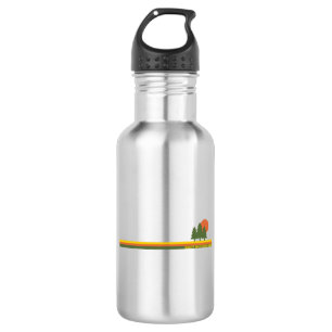 Banff National Park Pine Trees Sun 532 Ml Water Bottle
