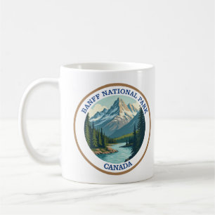 Banff National Park Retro Coffee Mug