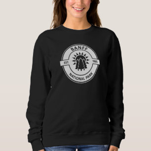 Banff National Park Sun Trees Sweatshirt