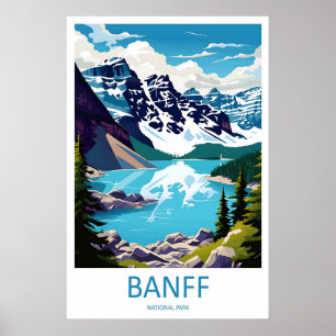 Banff National Park Travel Print Wall Art Banff