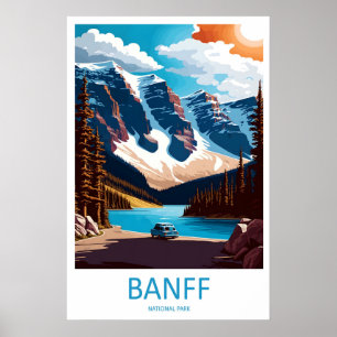Banff National Park Travel Print Wall Art Banff