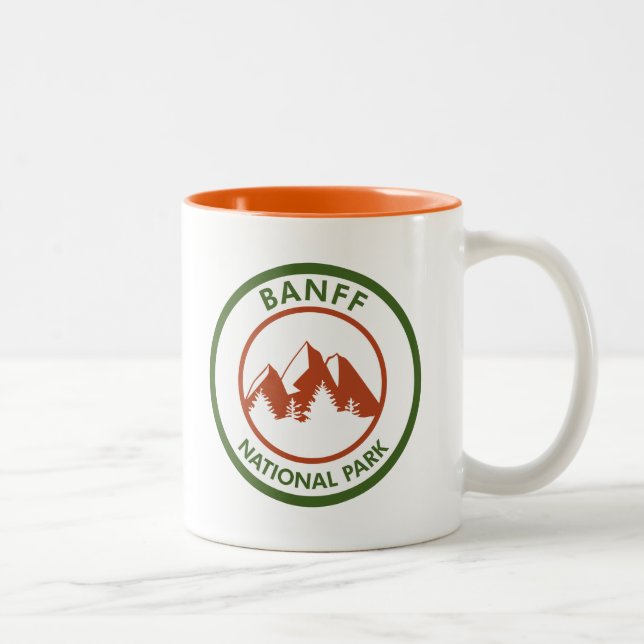 Banff National Park Two-Tone Coffee Mug (Right)