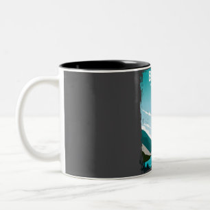 Banff National Park Vintage Minimal Retro Nature T Two-Tone Coffee Mug