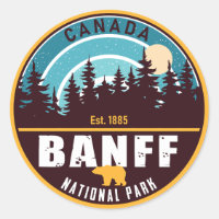 Banff NP Canada Rocky Mountains Vintage Souvenirs