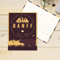 Banff NP Canada Rocky Mountains Vintage Souvenirs