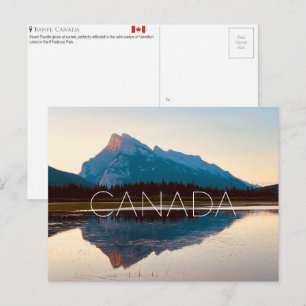 Banff Park, Canada Travel Postcard