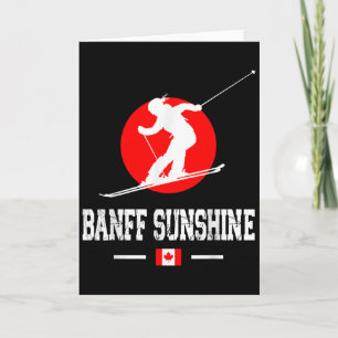 Banff Sunshine Canada Ski Resort Rocky Mountains S Card