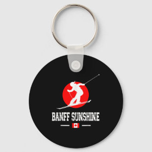 Banff Sunshine Canada Ski Resort Rocky Mountains S Key Ring