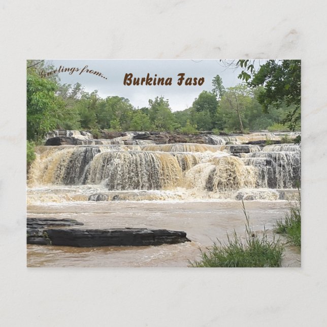 Banfora Cascades Burkina Faso Postcard (Front)