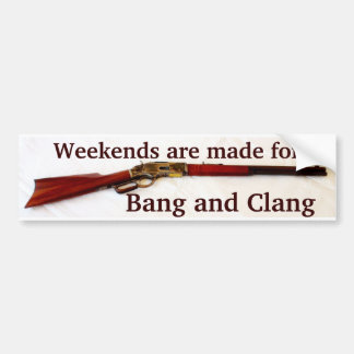 Bang & Clang Cowboy Action Shooting Bumper Sticker