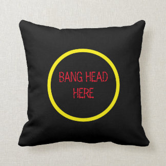 Bang Head Here - Funny Stress Cushion