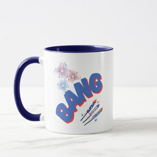 BANG mug / Independence Day /July4th  (Left)