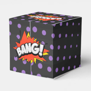 Bang Retro Action Comic Book Bubble Favour Box