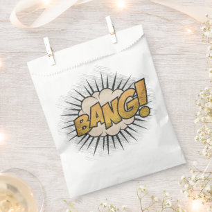 BANG! Vintage Comic Book Steampunk Pop Art Favour Bag