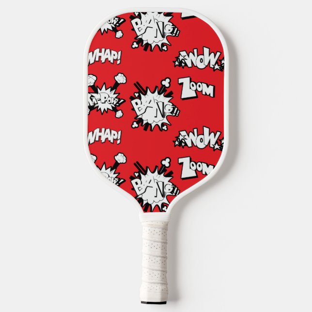 Bang Zoom Wow  Pickleball Paddle (Back)