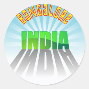 Bangalore Classic Round Sticker