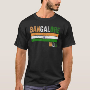 Bangalore India Flag Indian Mens Womens Kids T-Shirt