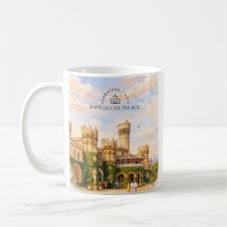 Bangalore Palace India Watercolor Travel Memory Coffee Mug