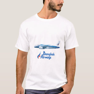 Bangkok Airways Airbus A319 Aeroplane T-Shirt