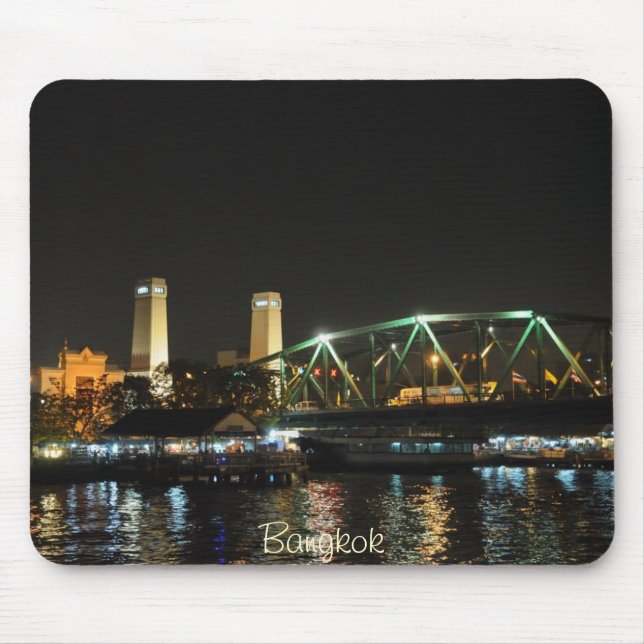Bangkok at night mouse pad (Front)