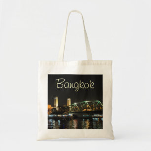 Bangkok at night tote bag