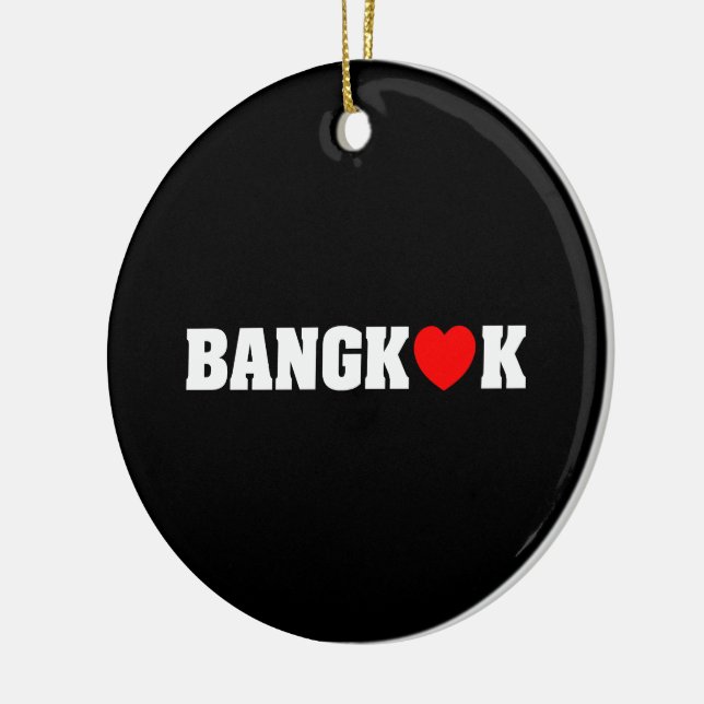 BANGKOK LOVE CERAMIC ORNAMENT (Left)