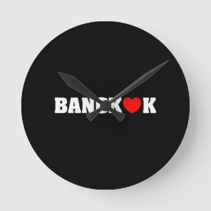 BANGKOK LOVE ROUND CLOCK