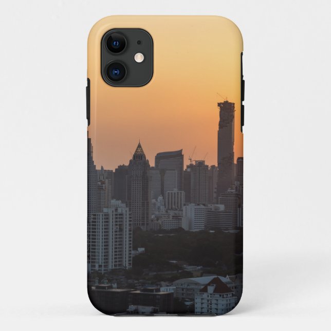 Bangkok skyline sunset panorama background Case-Mate iPhone case (Back)