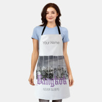 Bangkok Skyline Vintage BKK Retro Thailand Design